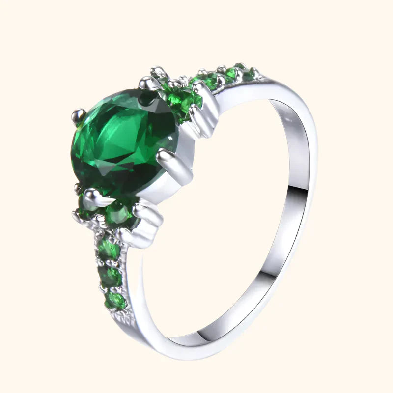 Anillo Teresa Sánchez | Oro blanco de 18K