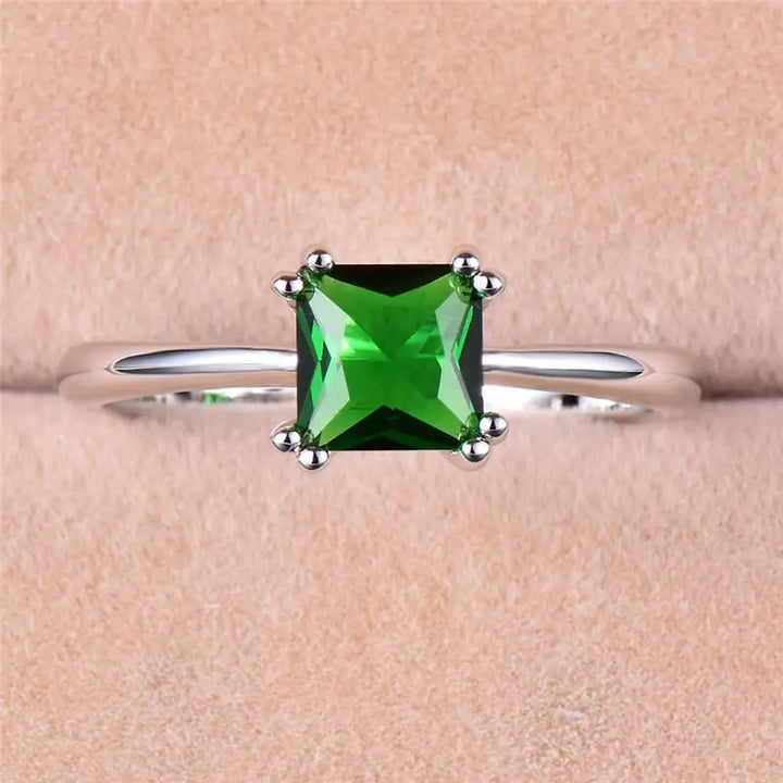 Anillo Clara Torres | Oro blanco de 18K