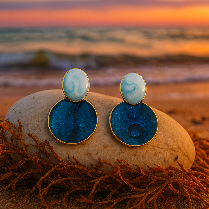 Eliara | Pendientes cielo y fondo marino