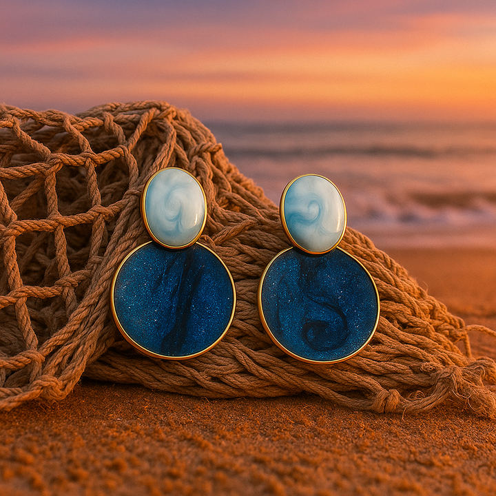 Eliara | Pendientes cielo y fondo marino