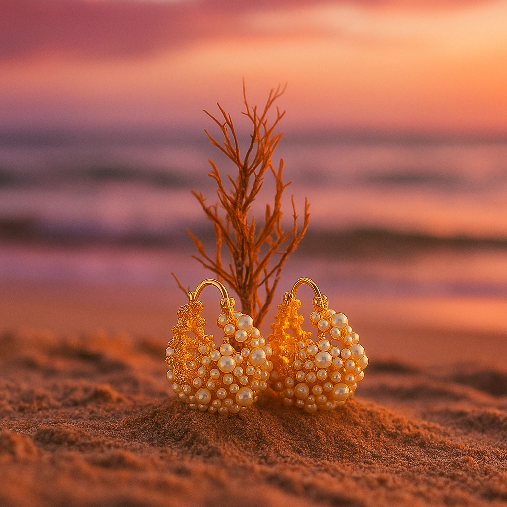 Zahara | Pendientes de espuma dorada del alba