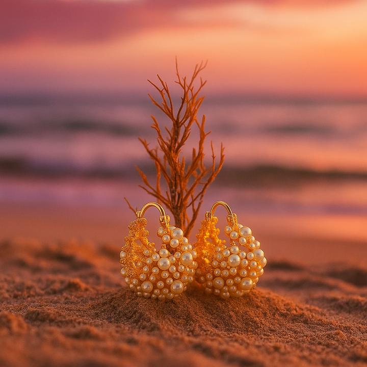 Zahara | Pendientes de espuma dorada del alba