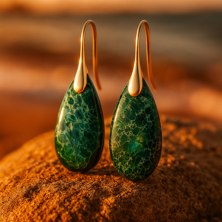 Isalea – Pendientes Verde Esmeralda