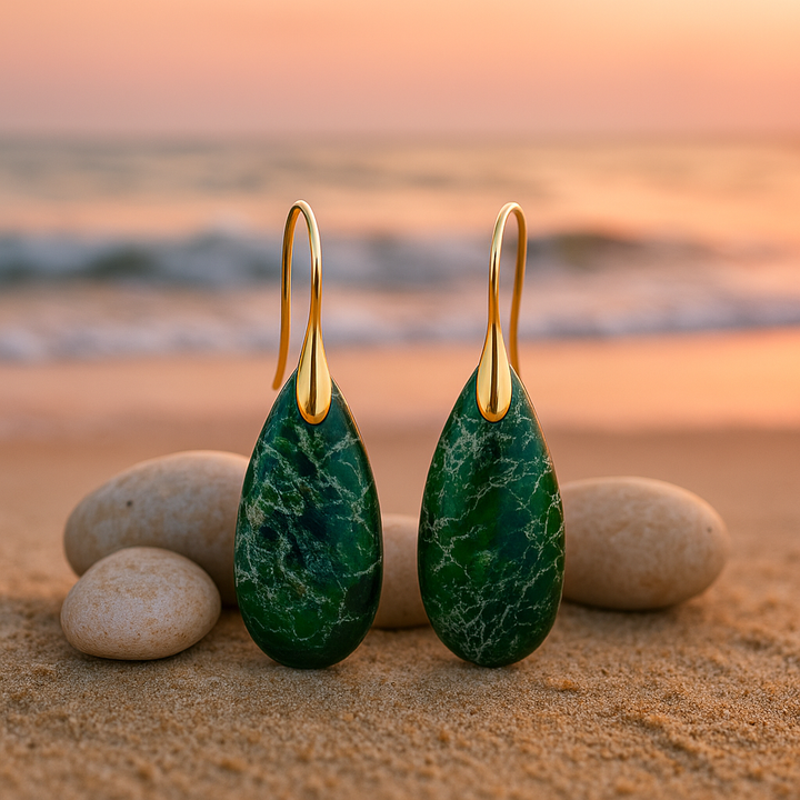 Isalea – Pendientes Verde Esmeralda