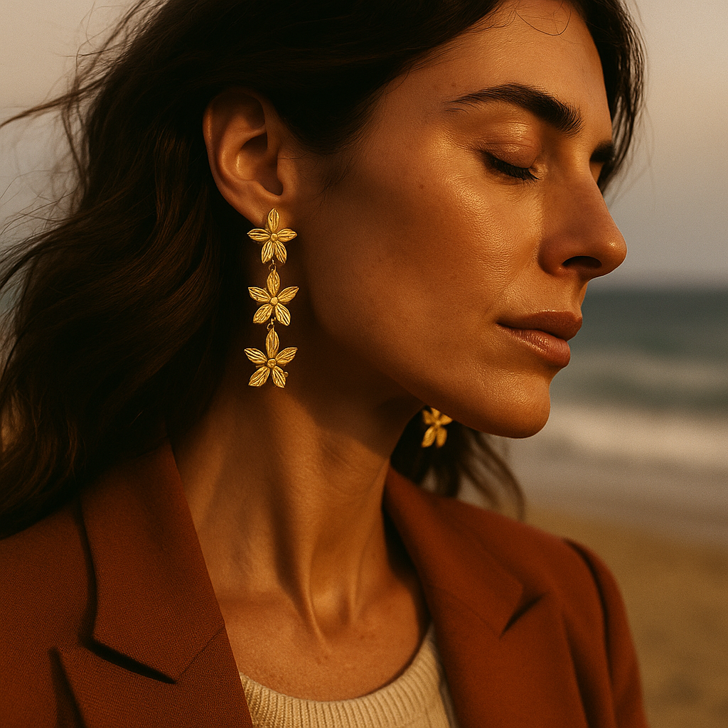Aurora | Pétalos en el viento chapados en oro