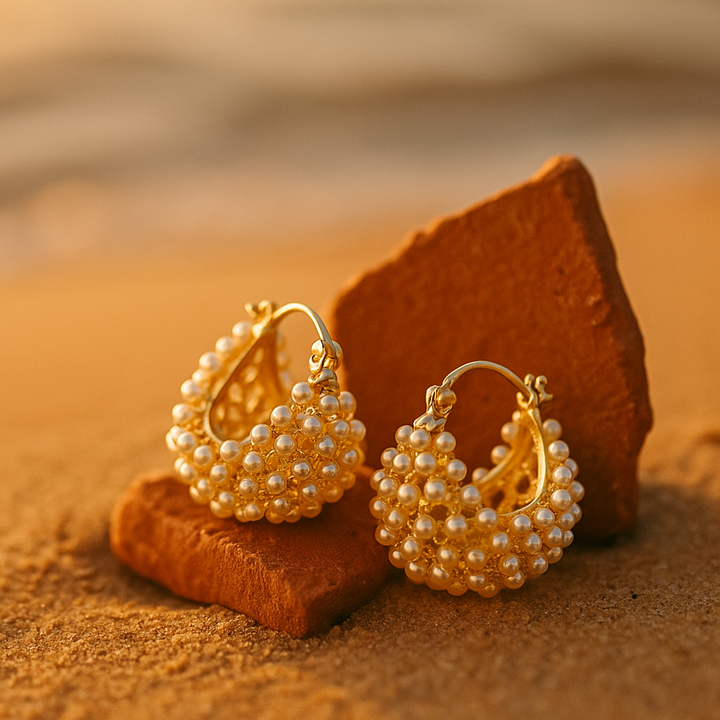 Zahara | Pendientes de espuma dorada del alba