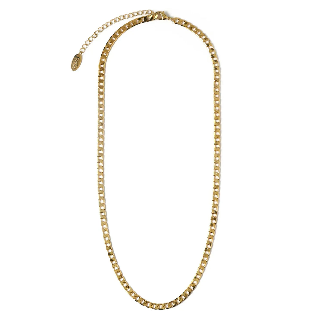 Collar con cadena plana | Oro
