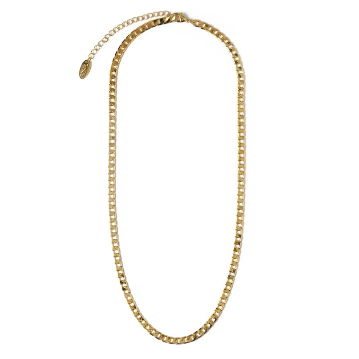 Collar con cadena plana | Oro