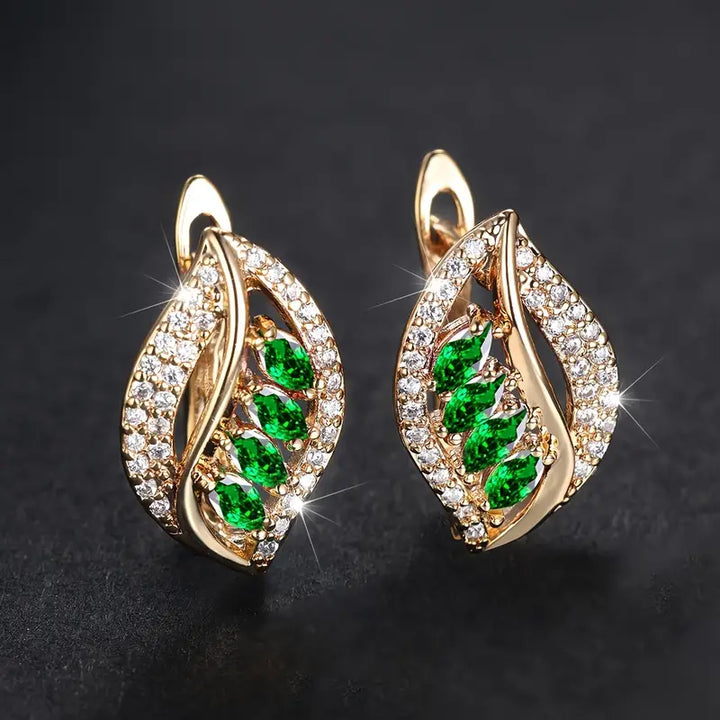 Pendientes Isola Verdancia | Oro de 18K