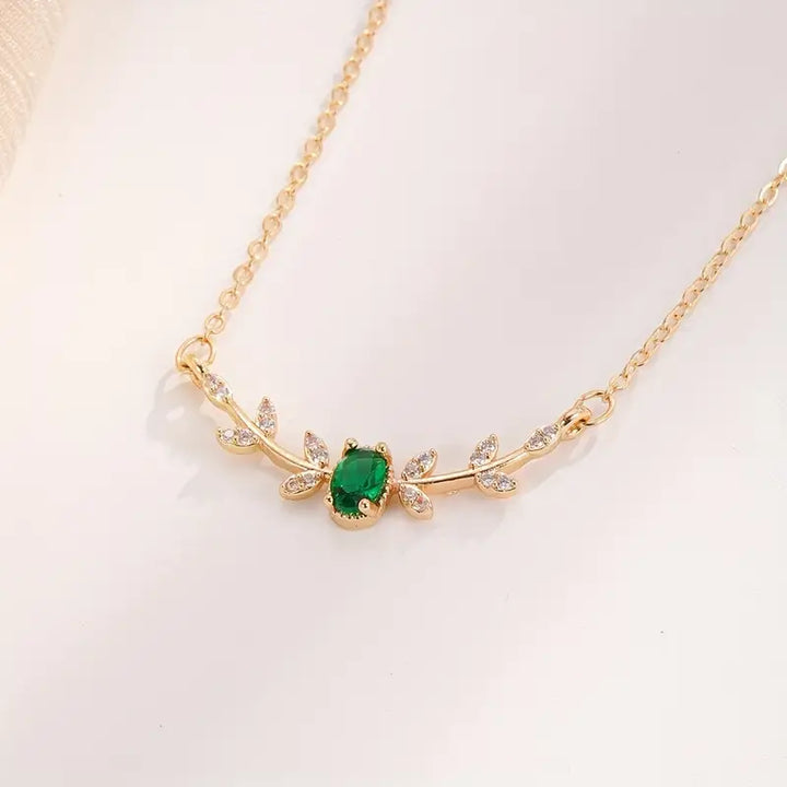 Collar Amira Valmorin | Oro blanco de 18K