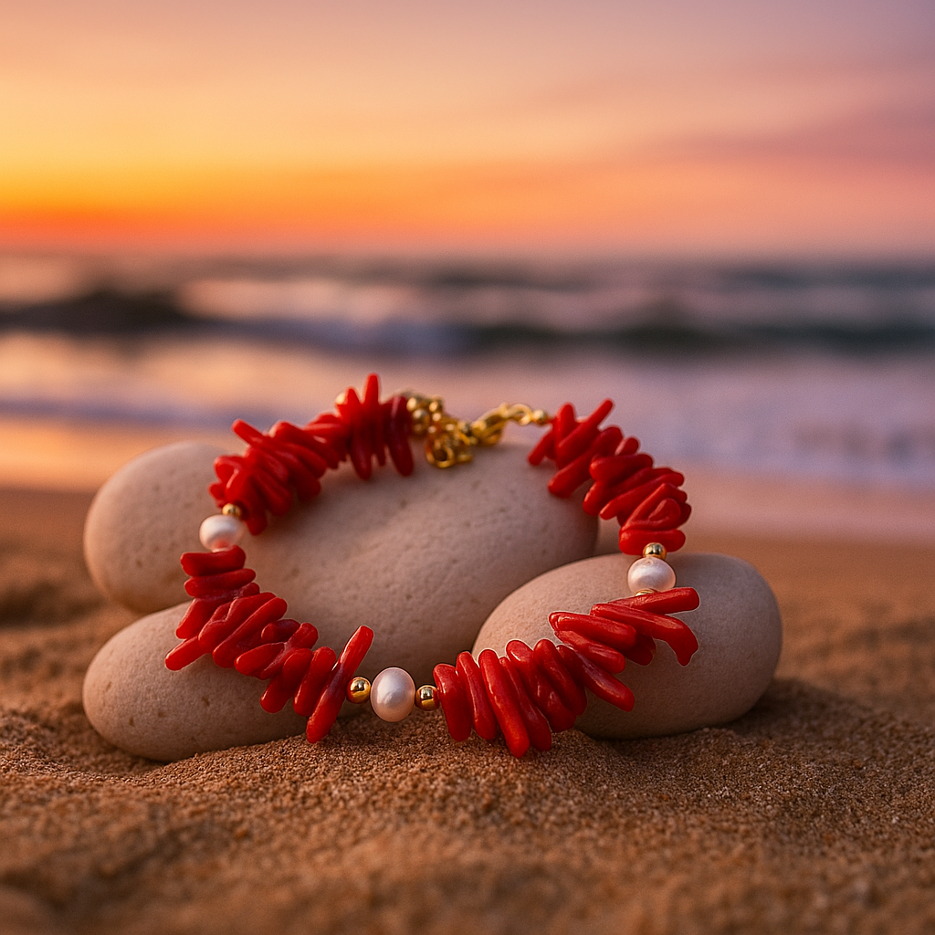 Ahmose | Coral y perlas