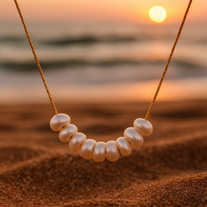 Salima | Collana de perlas brillantes