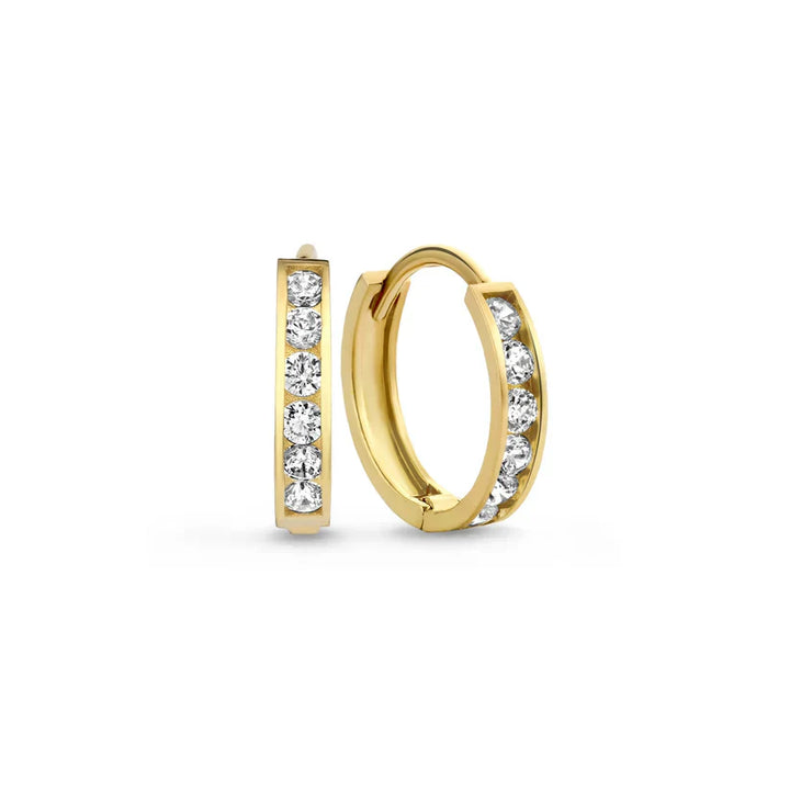 Pendientes Dara Brillane Stone | Oro