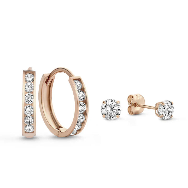 Pendientes Dara Brillane Stone | Oro