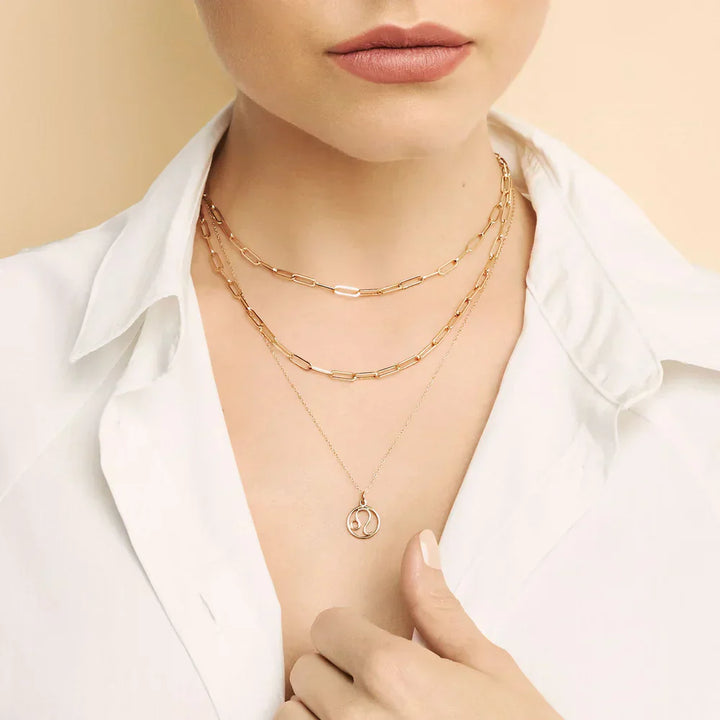 Collar con signo del zodiaco | Oro