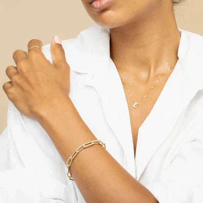 Collar con iniciales | Oro