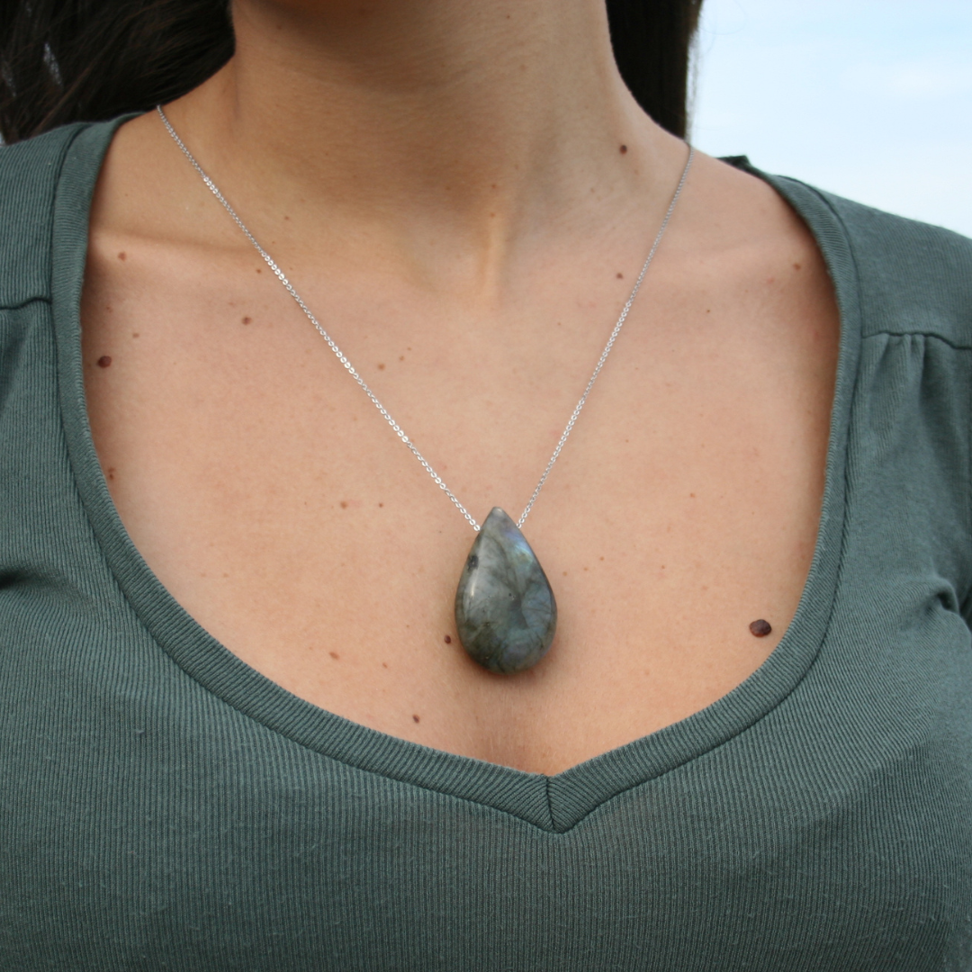 Lágrima del Mar | Collar de labradorita