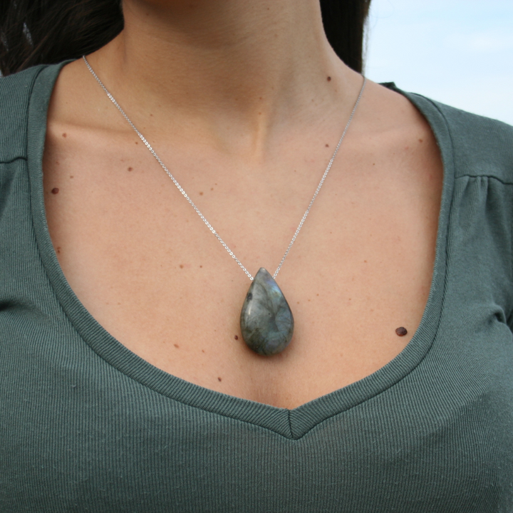 Lágrima del Mar | Collar de labradorita