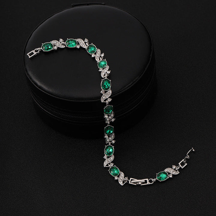 Collar Giada Bellini | Oro blanco de 18K
