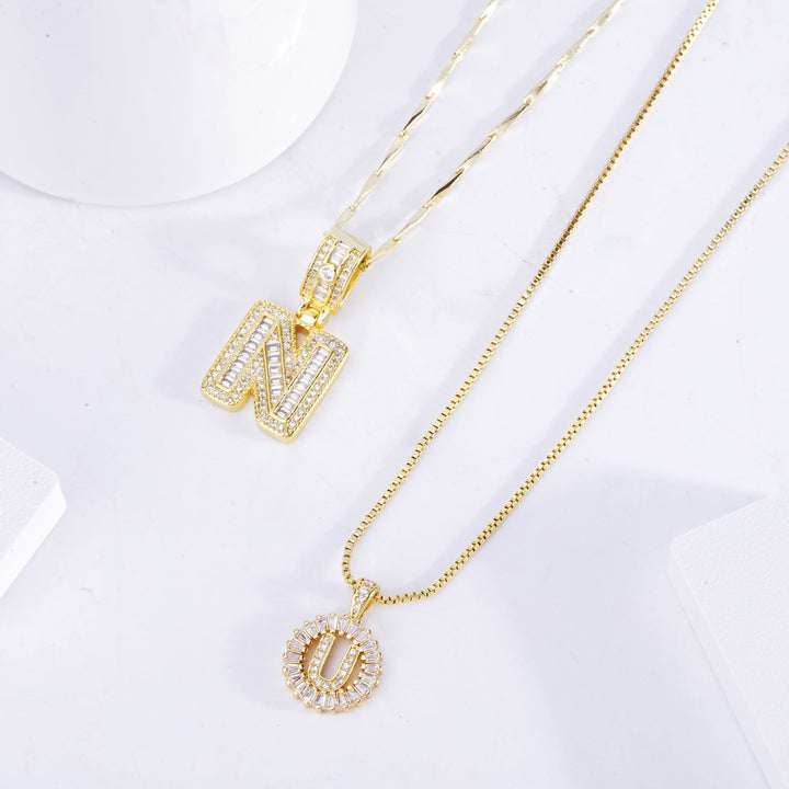 Collar con inicial de letra | Oro