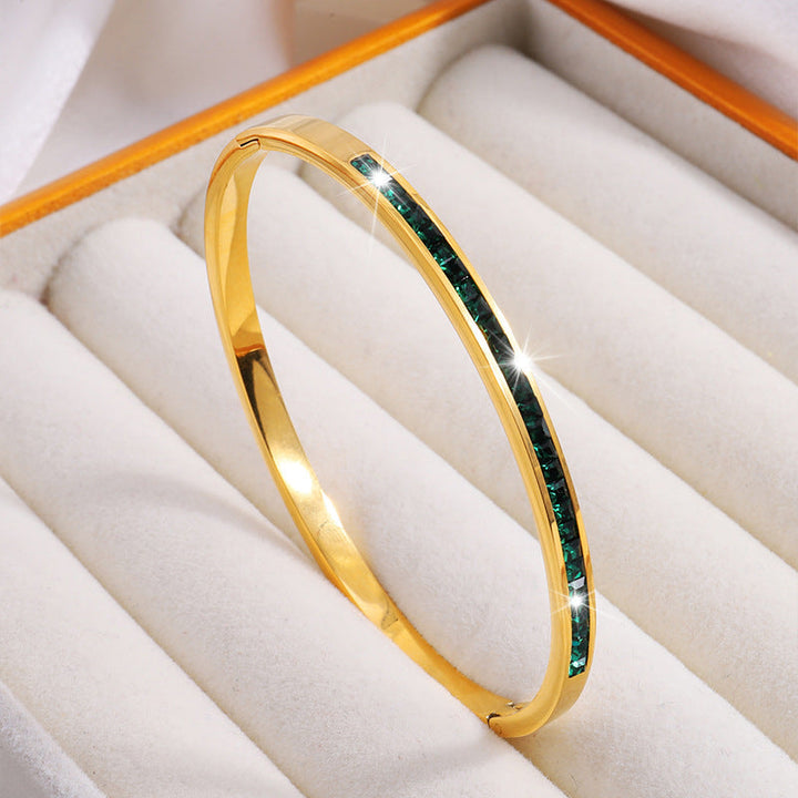 Pulsera Celeste Viride | Oro de 18K