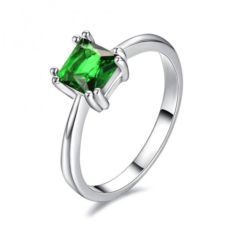 Anillo Clara Torres | Oro blanco de 18K