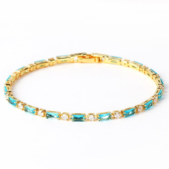 Collar de turquesa natural | Oro