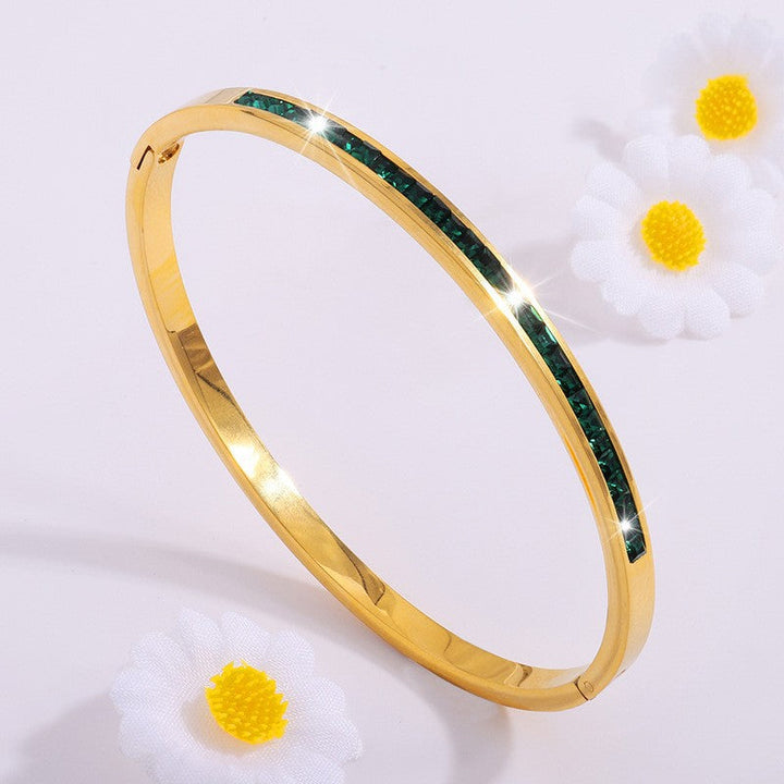 Pulsera Celeste Viride | Oro de 18K