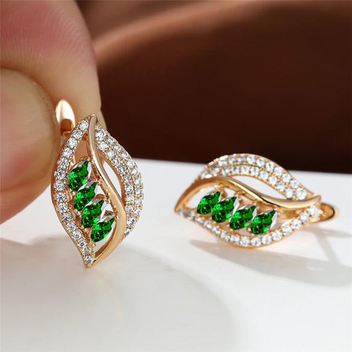 Pendientes Isola Verdancia | Oro de 18K