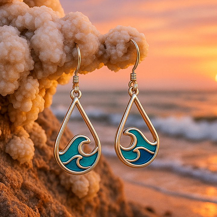 Nerida | Pendientes olas de agua