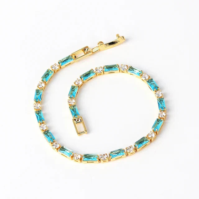 Collar de turquesa natural | Oro