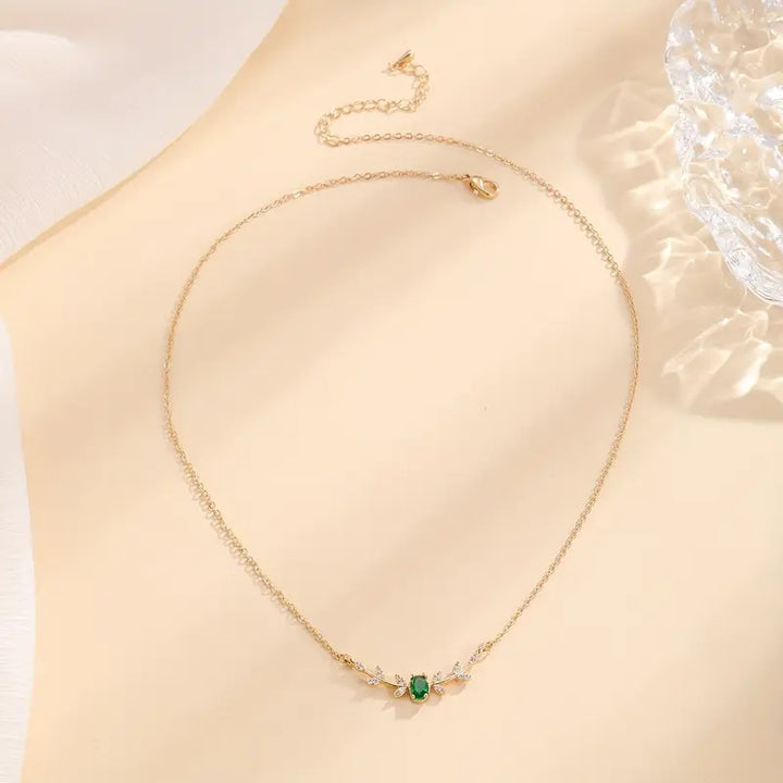 Collar Amira Valmorin | Oro blanco de 18K
