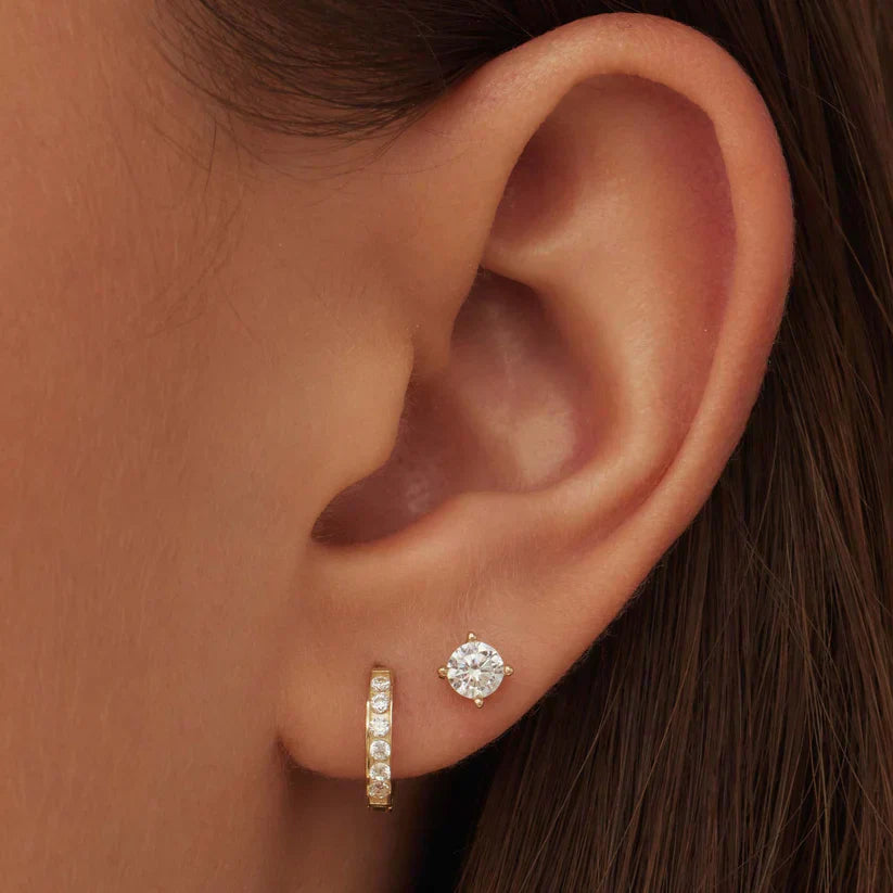Pendientes Dara Brillane Stone | Oro