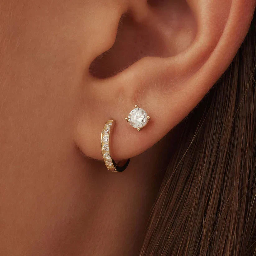Pendientes Dara Brillane Stone | Oro